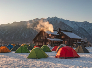 赤岳鉱泉で憧れのテント泊に挑戦