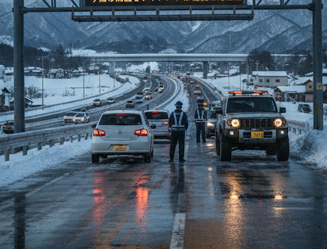 ビーナスライン等の道路状況と規制情報