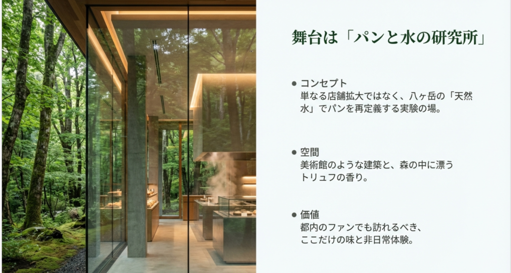 トリュフベーカリー南八ヶ岳（パンと水の研究所）