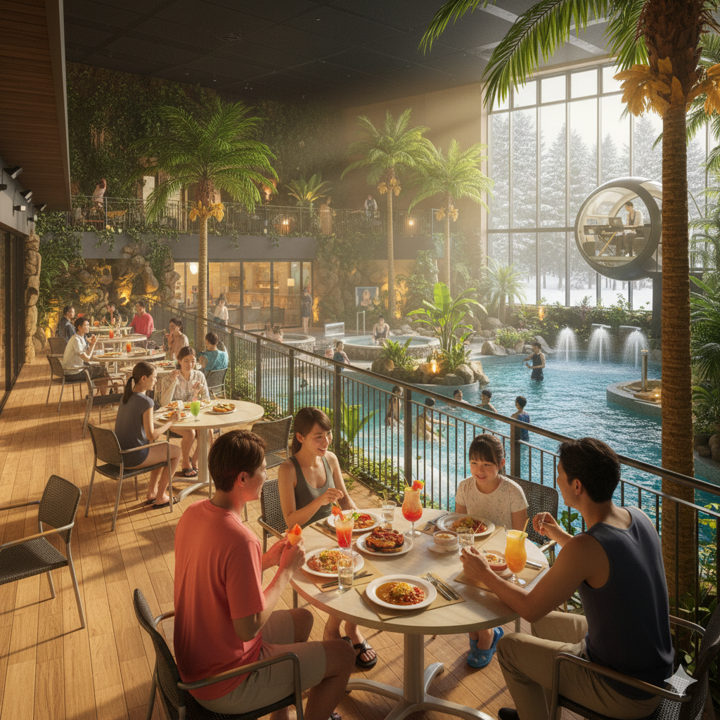 ランチができるカフェエリア