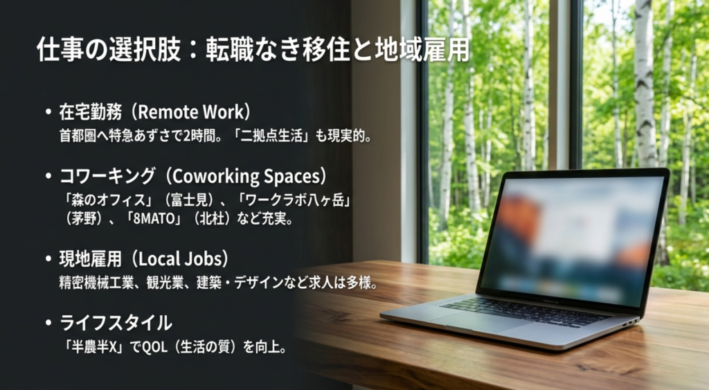八ヶ岳での仕事の選択肢とライフスタイル