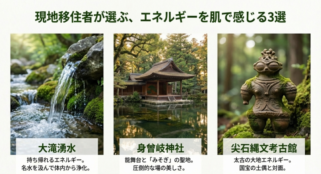 八ヶ岳のエネルギーを感じるおすすめスポット3選(大滝湧水・身曾岐神社・尖石縄文考古館)