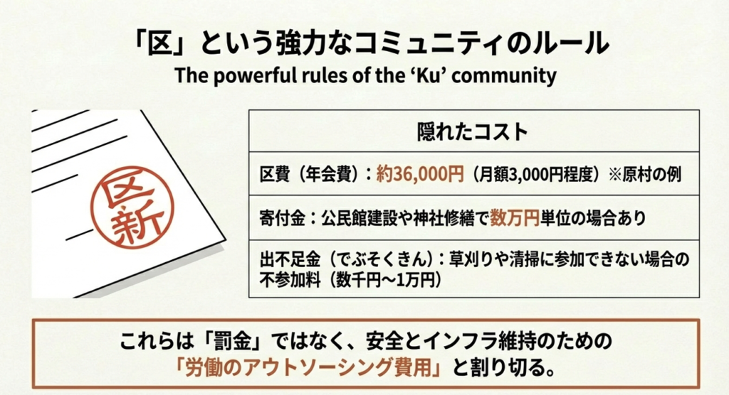 八ヶ岳エリアの自治会「区」のルールと区費・出不足金などの隠れたコスト