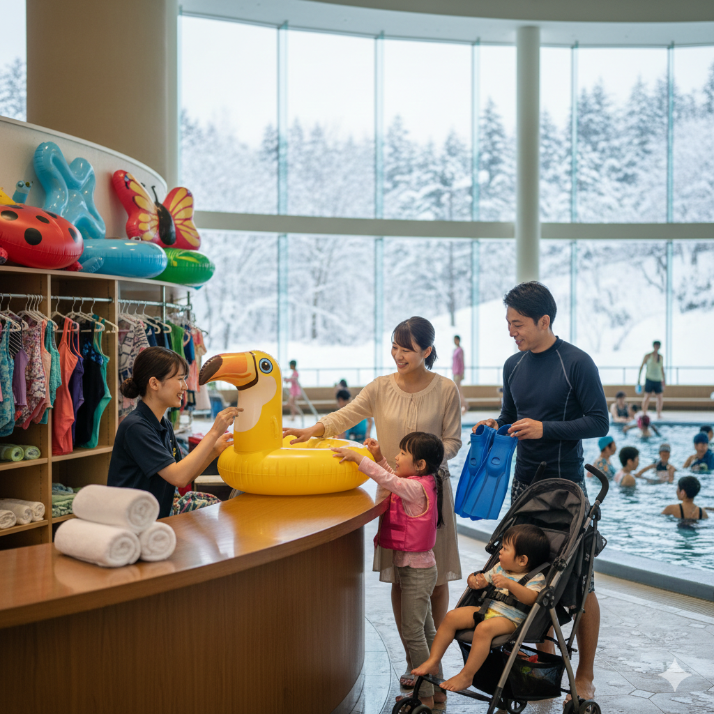 八ヶ岳リゾナーレプールのレンタルや持ち物をチェック