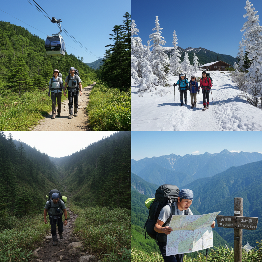 初心者に向いている山はどっち?