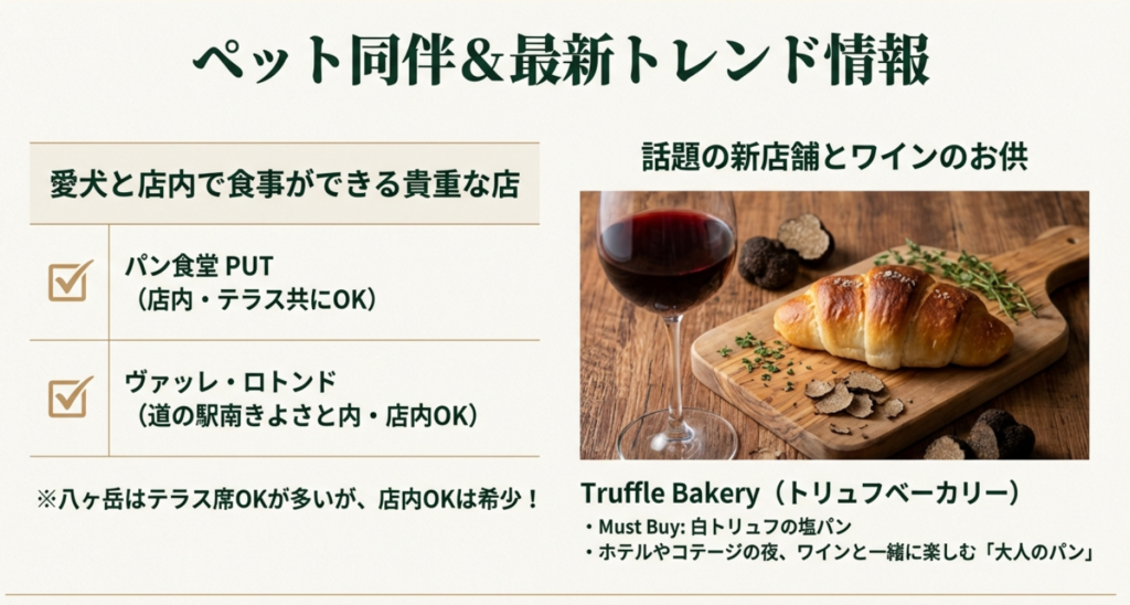 愛犬と店内で食事ができるパン屋情報と話題のトリュフベーカリー