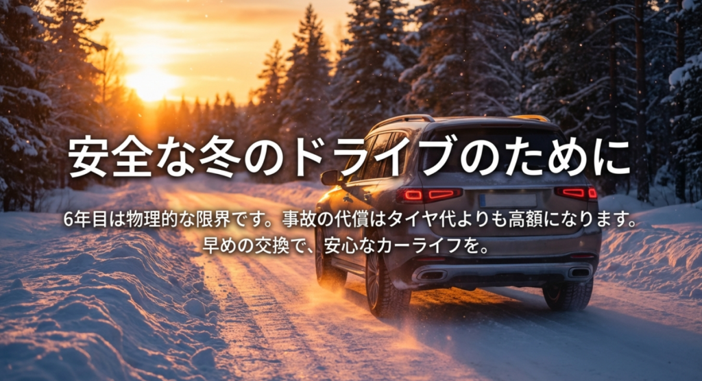 6年目は物理的な限界であり、早めの交換で安全なカーライフを促すまとめ