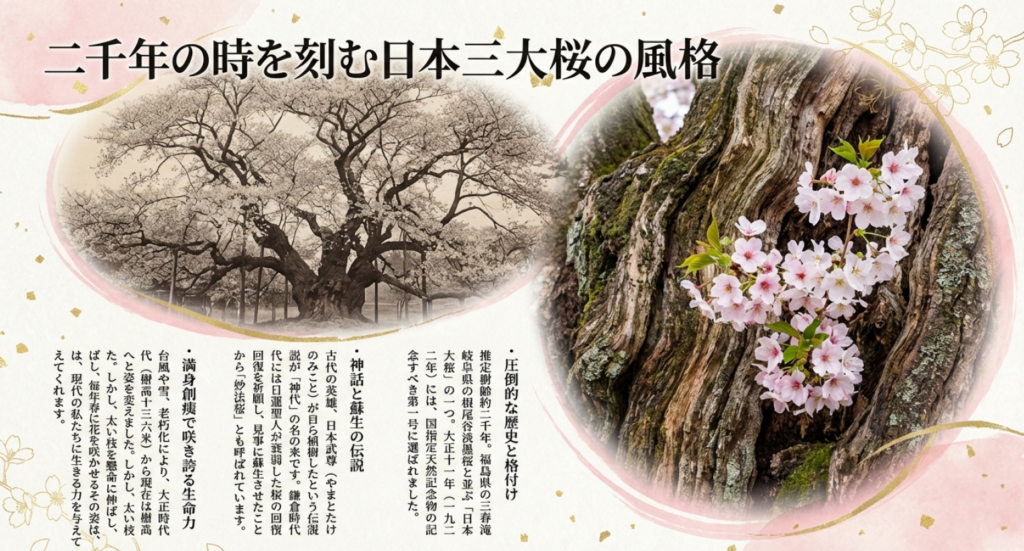 山高神代桜の歴史と伝説